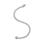Tennis Heart Diamond Bracelet