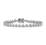 Tennis Heart Diamond Bracelet - Image 2