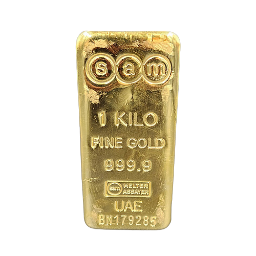 1 kg SAM Pure gold bar (999.9)
