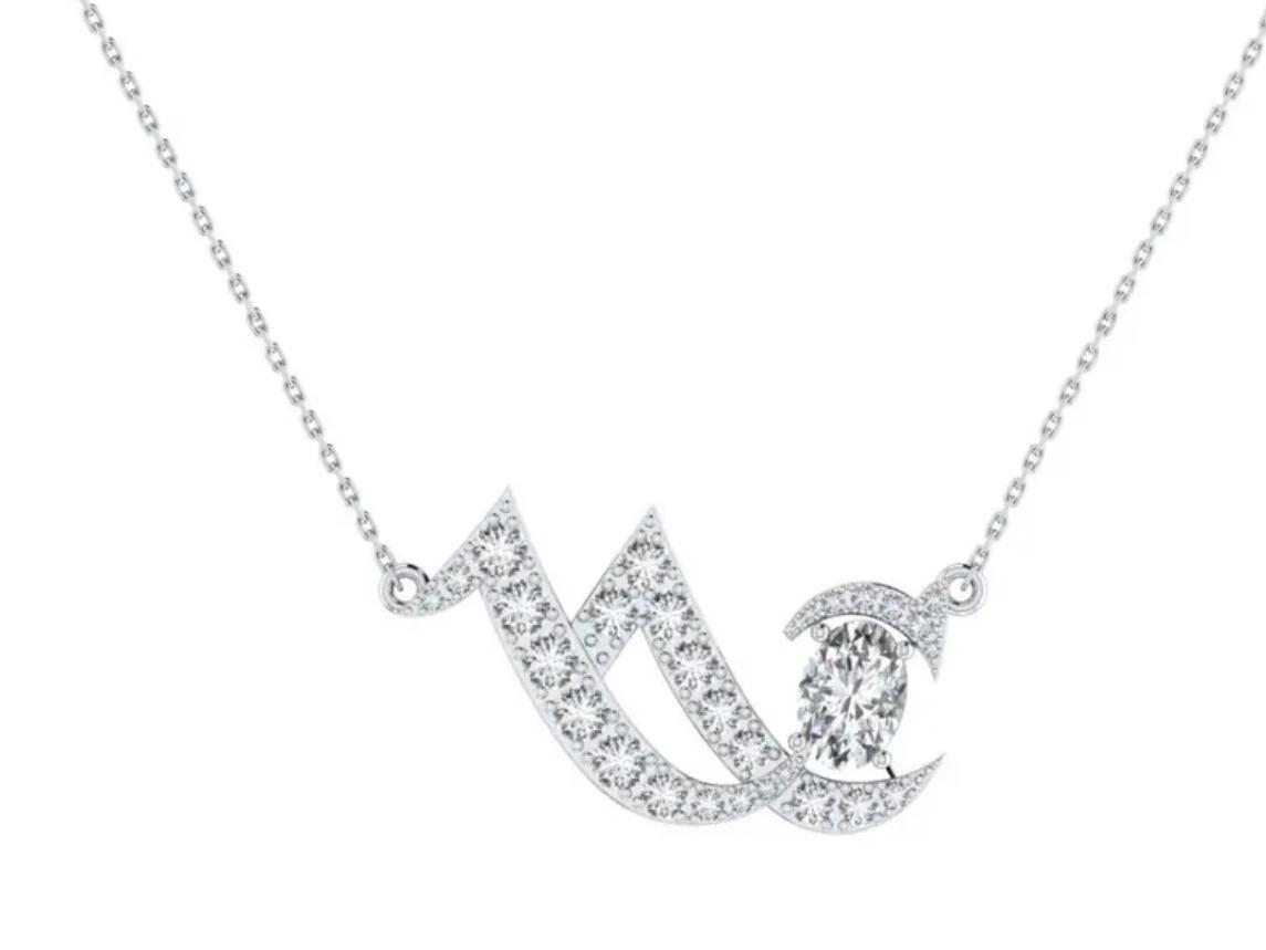 diamond pendant MAGDAK Full Diamond Pendant - Image 1