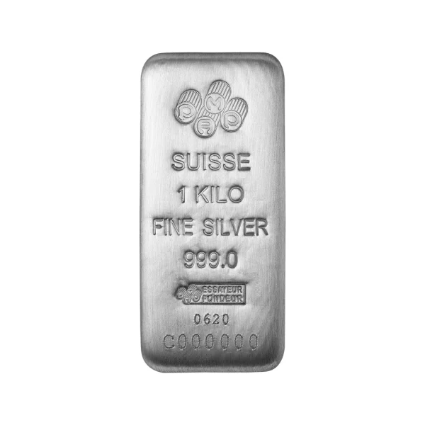 1 kg PAMP Silver Bar