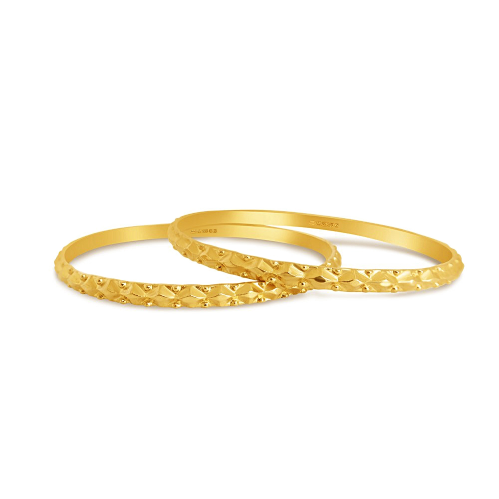 CKS Gold Diamonds LLC | 50 GRAM 24CT GOLD BANGLES